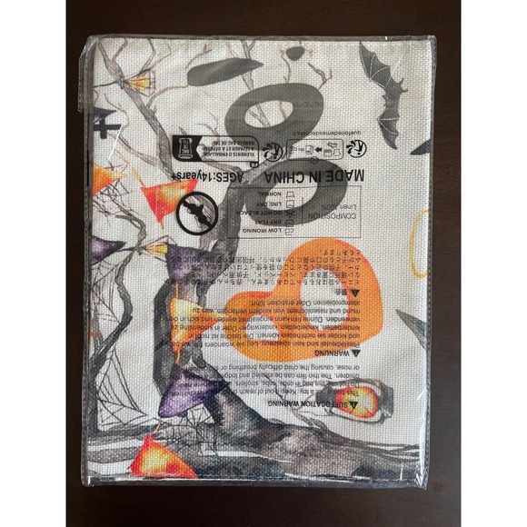 BOO Three Dogs Going Trick or Treating  Garden Flag 12x18 Double Sided - Picture 4 of 4